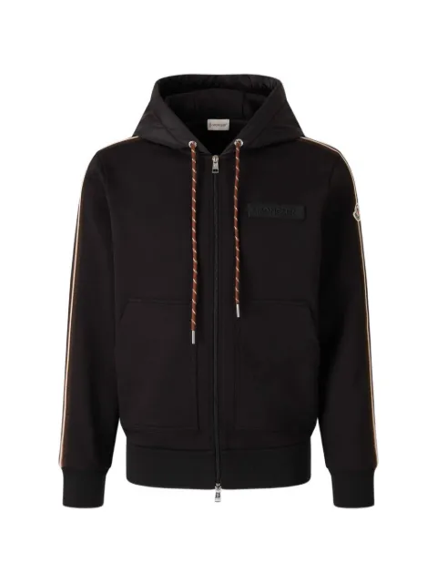 Moncler logo stripe hoodie