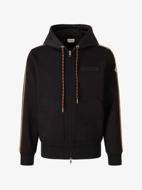 Moncler logo stripe hoodie
