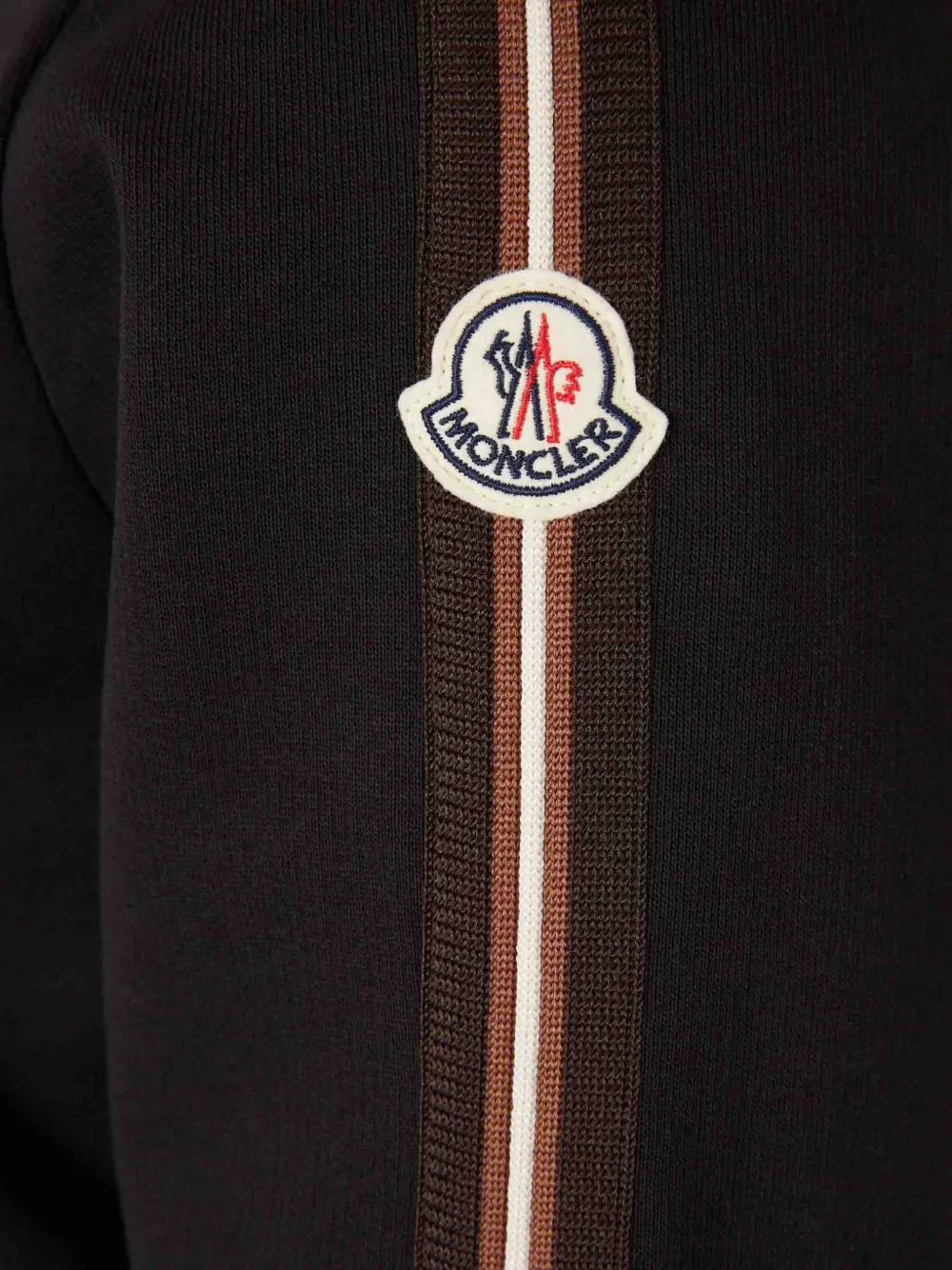 logo stripe Hoodie
