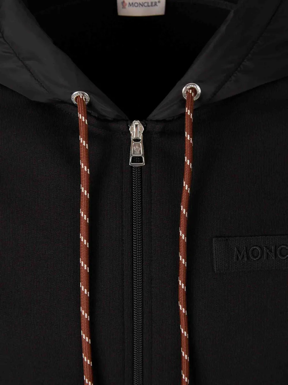 logo stripe Hoodie