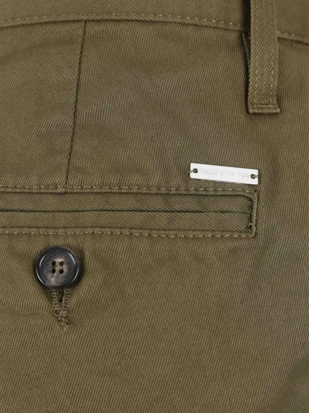 Buttoned Cargo Shorts