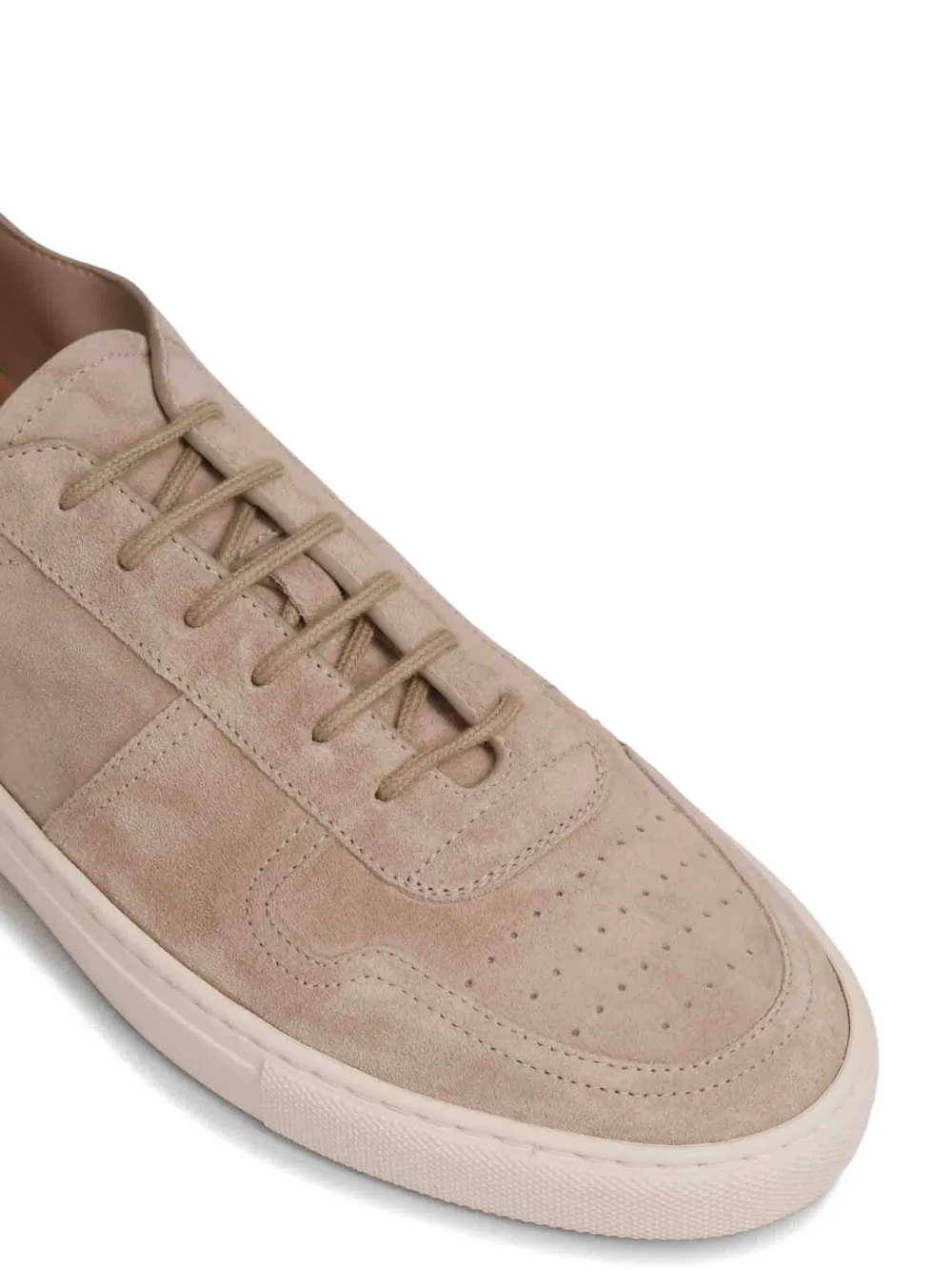 Common Projects suede heel tab sneakers Beige
