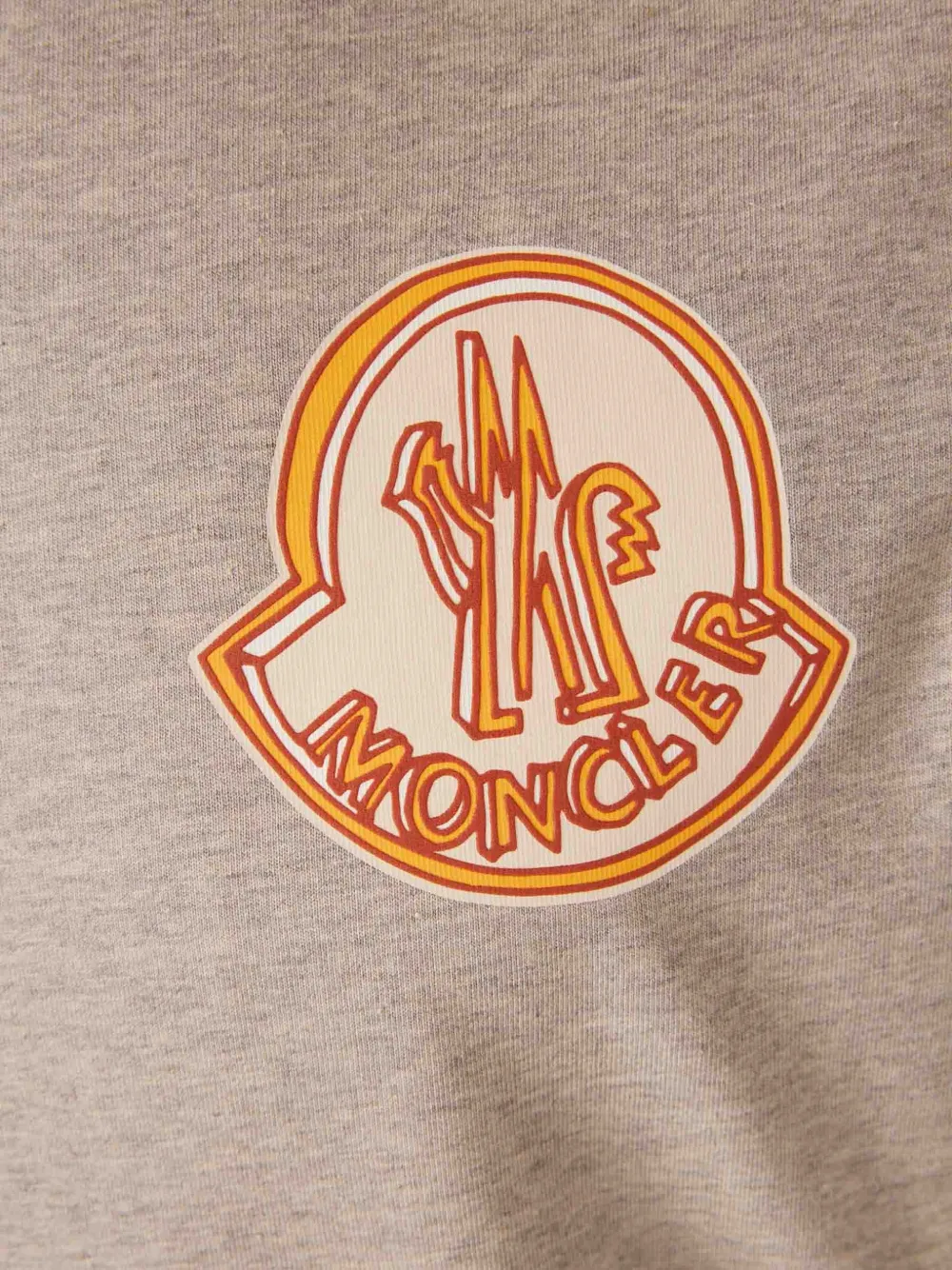  Moncler Logo-patch T-shirt - Neutrals 