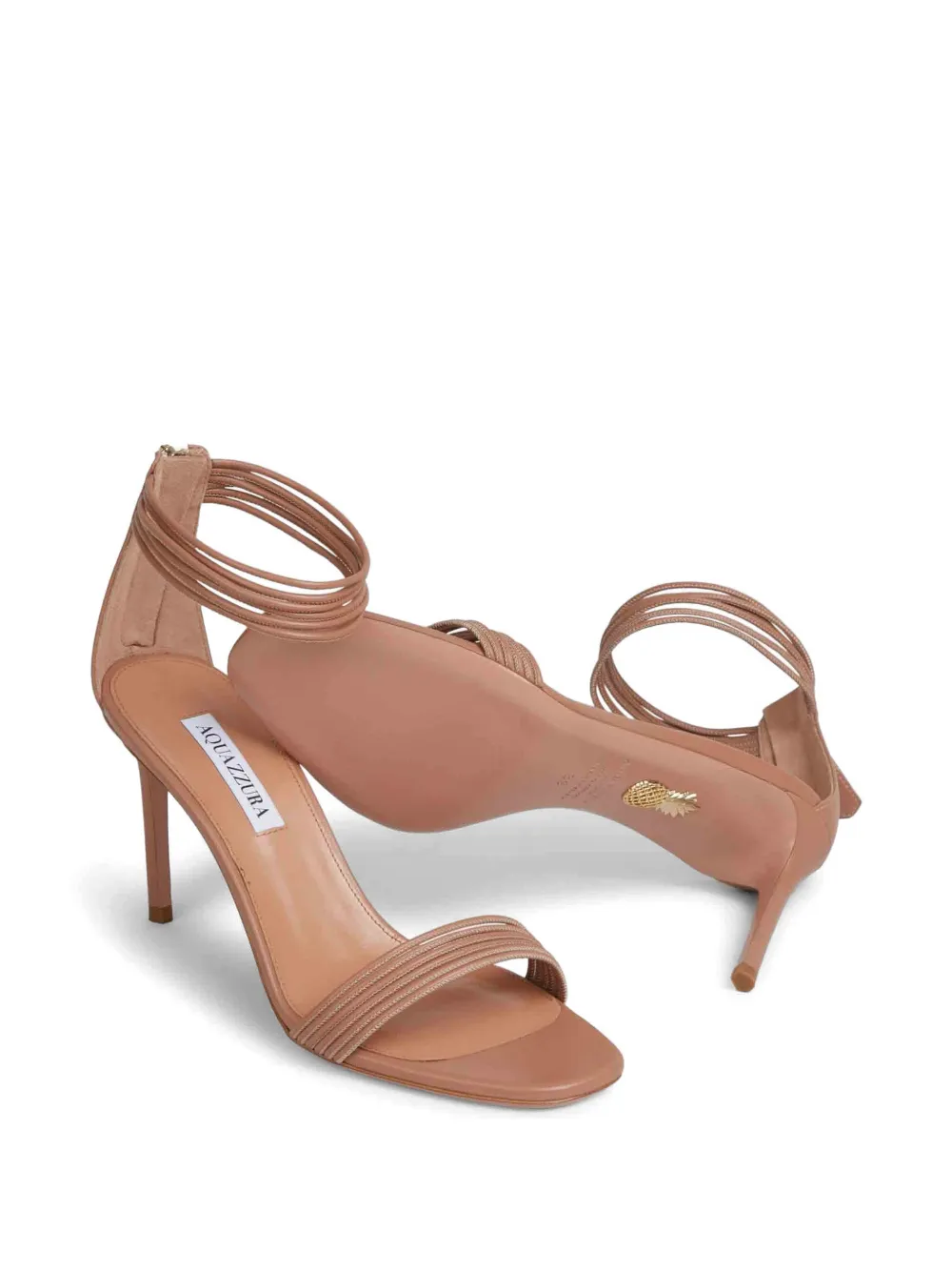 Aquazzura Sway sandalen Beige