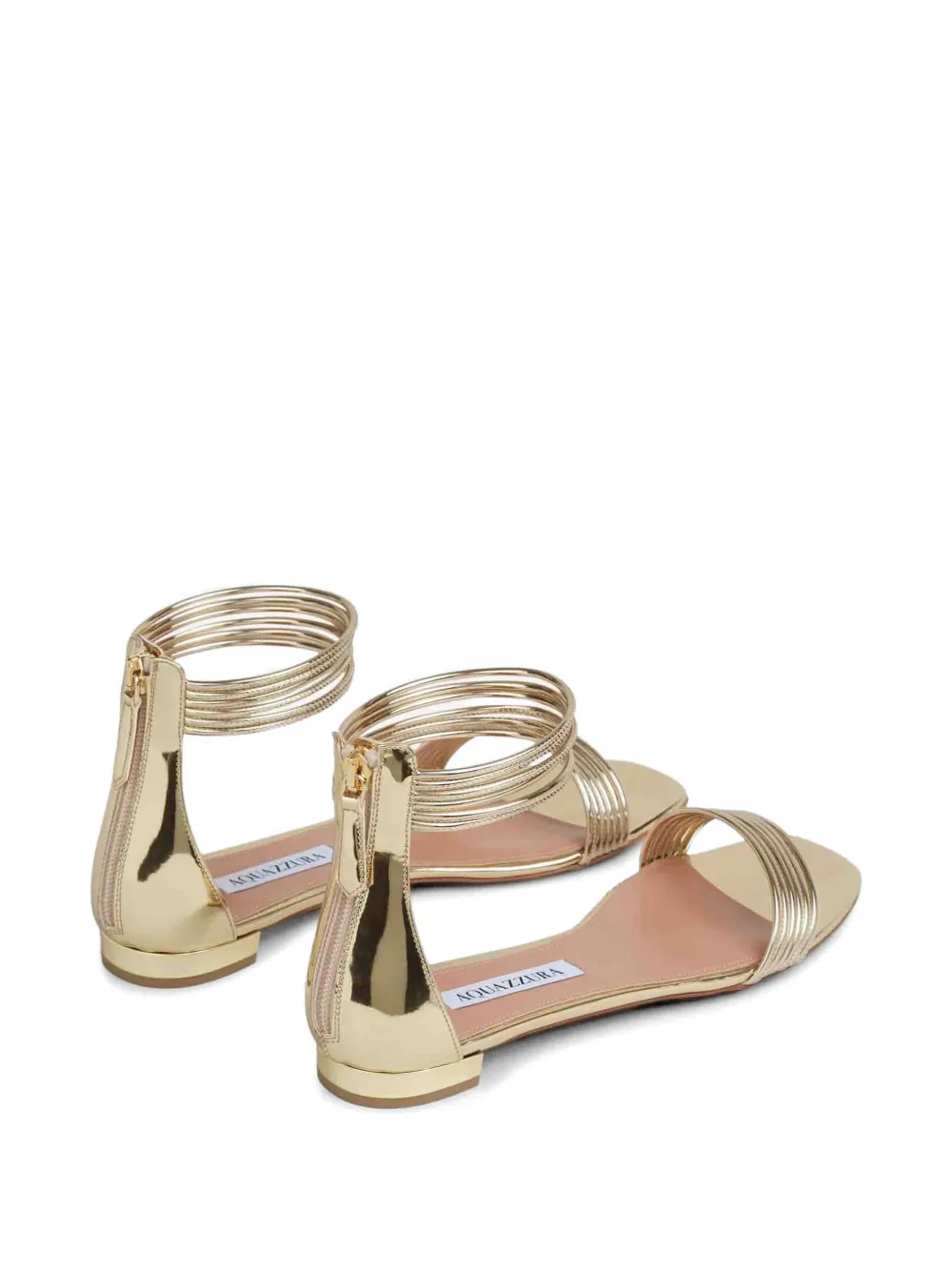 Aquazzura Sway sandalen Goud