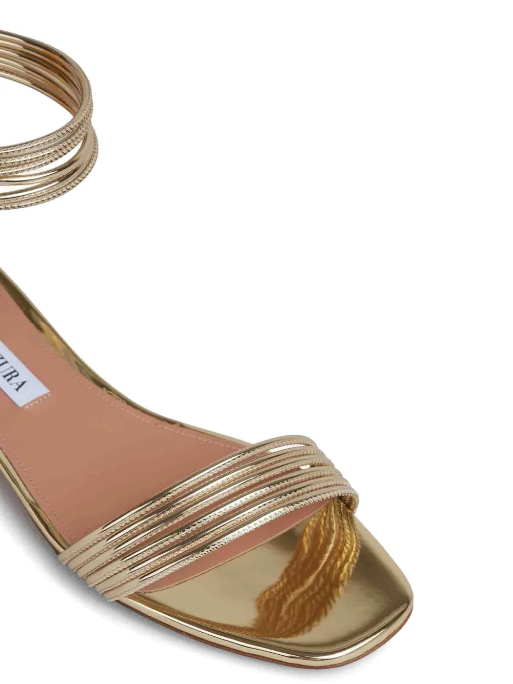 Aquazzura Sway sandalen Goud