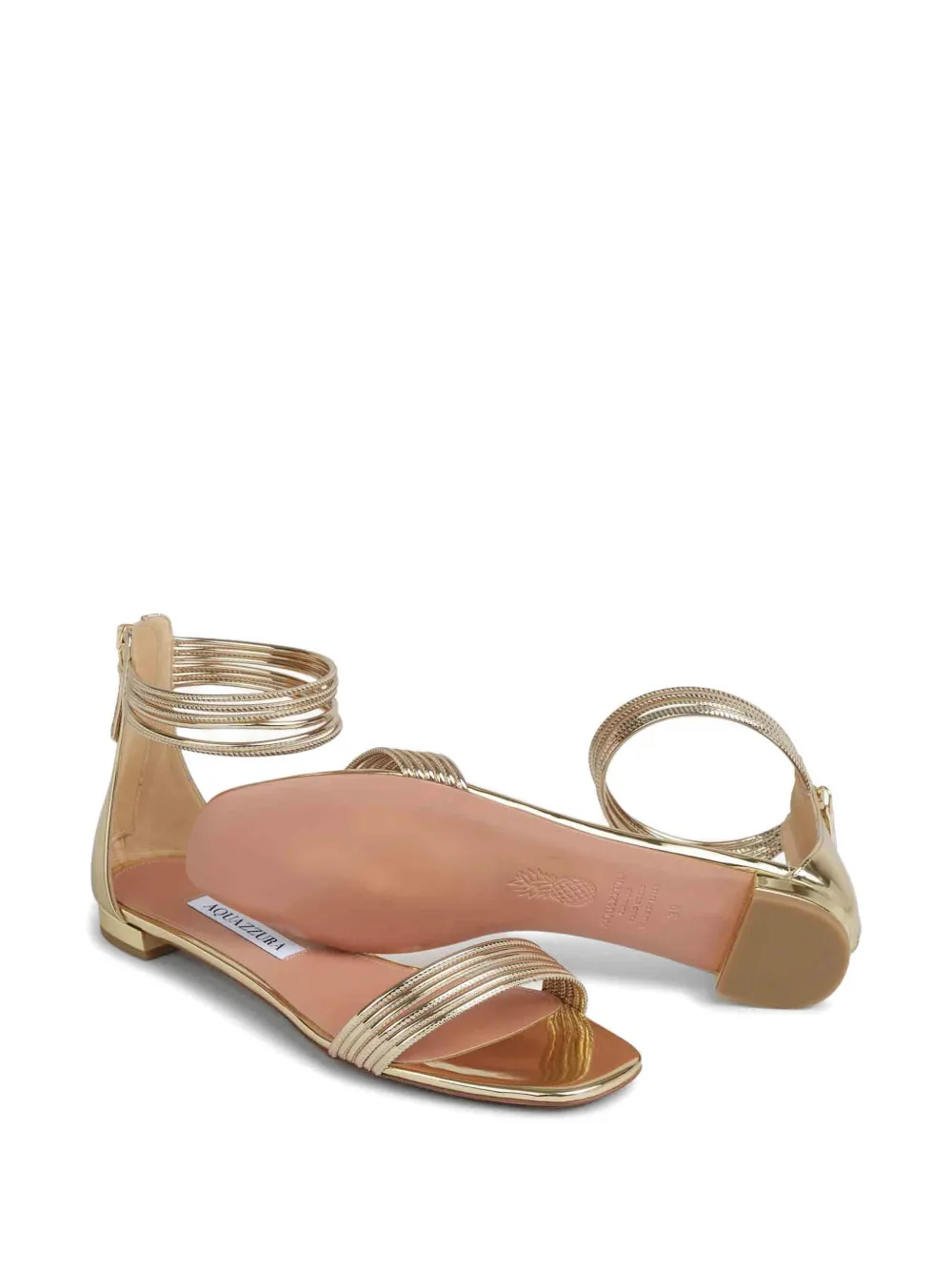 Aquazzura Sway sandalen Goud
