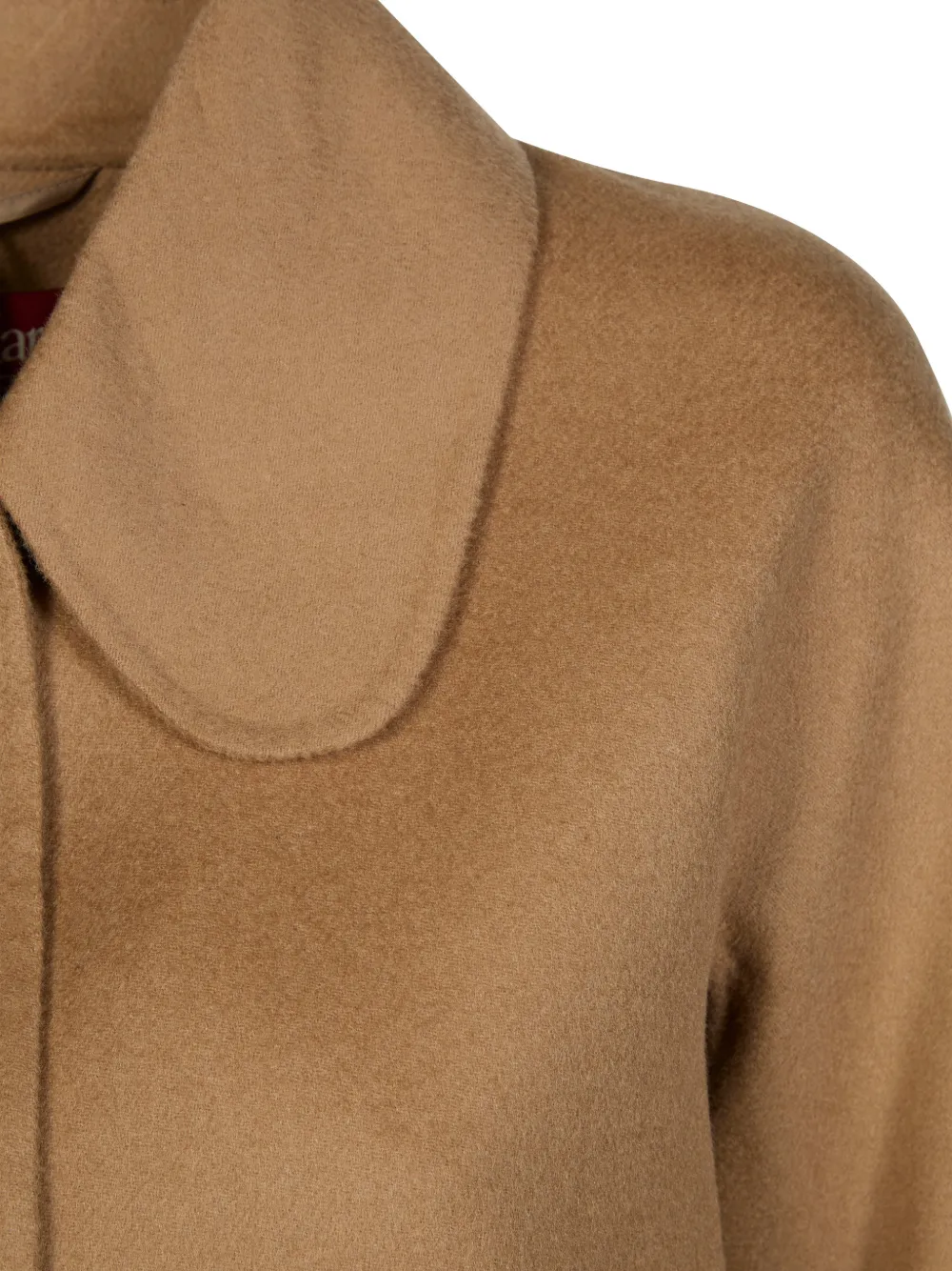 Max Mara Triumph cropped button-up jack met kraag Bruin