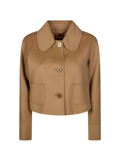 Max Mara Triumph button-up collared cropped jacket