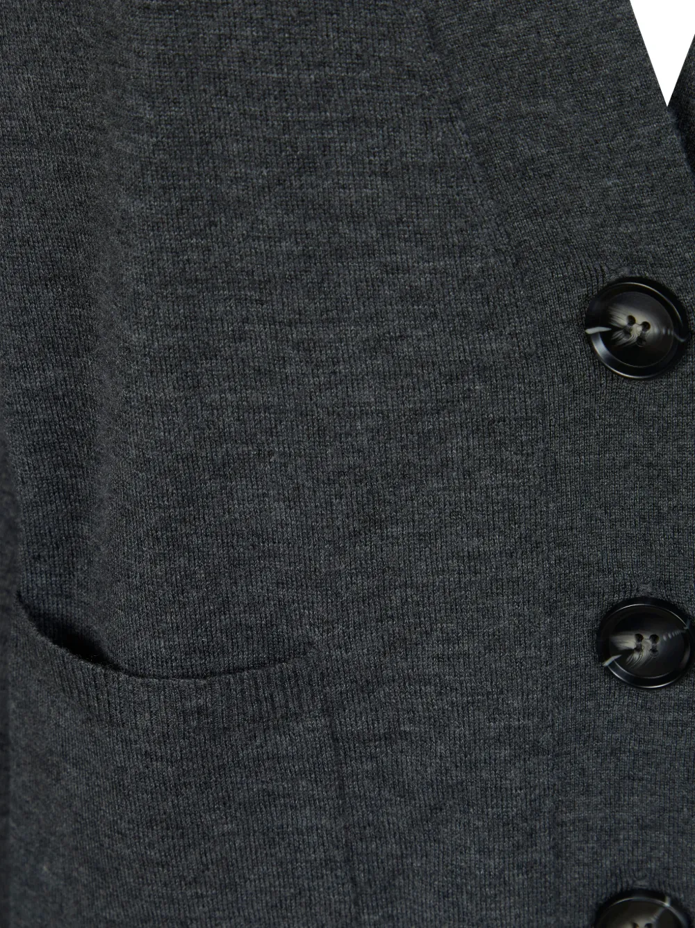  Weekend Max Mara Button Pocket Cardigan - Grey 