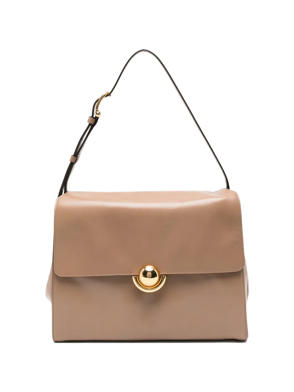 Furla medium Domus leather shoulder-bag - Toni neutri