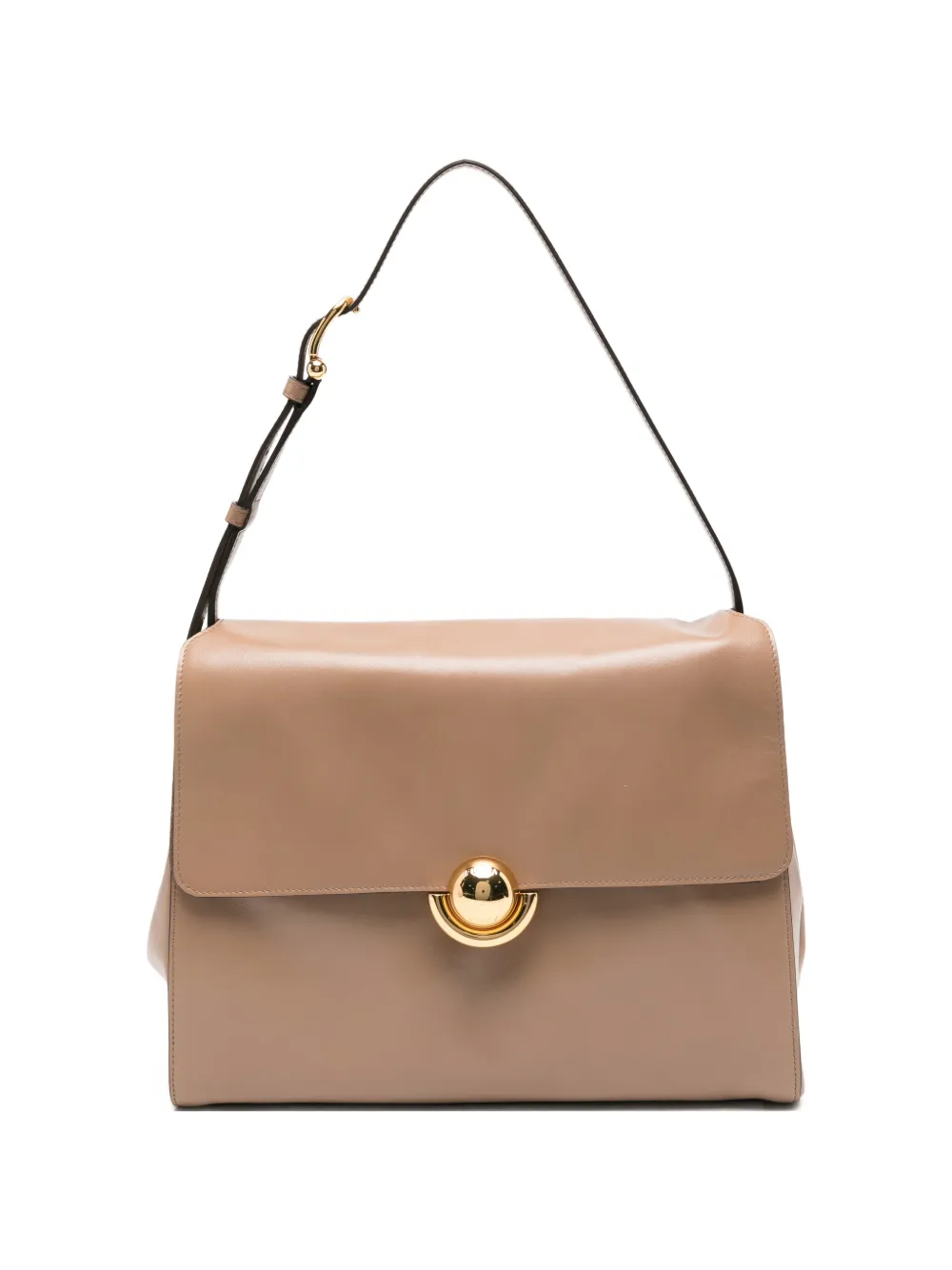 Furla medium Domus leather shoulder-bag - Toni neutri