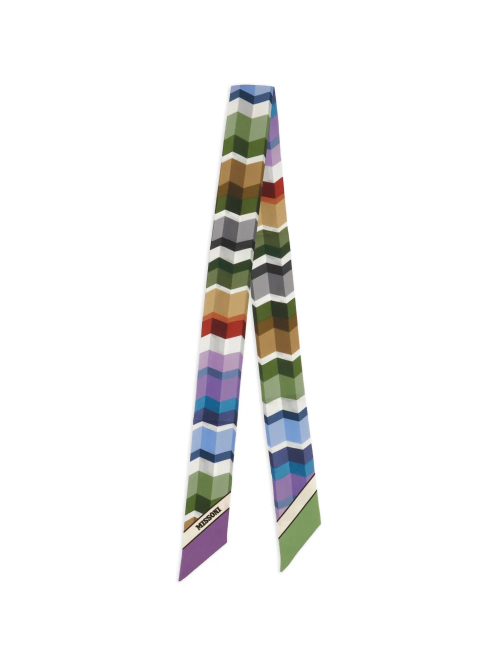Missoni chevron scarf - Verde