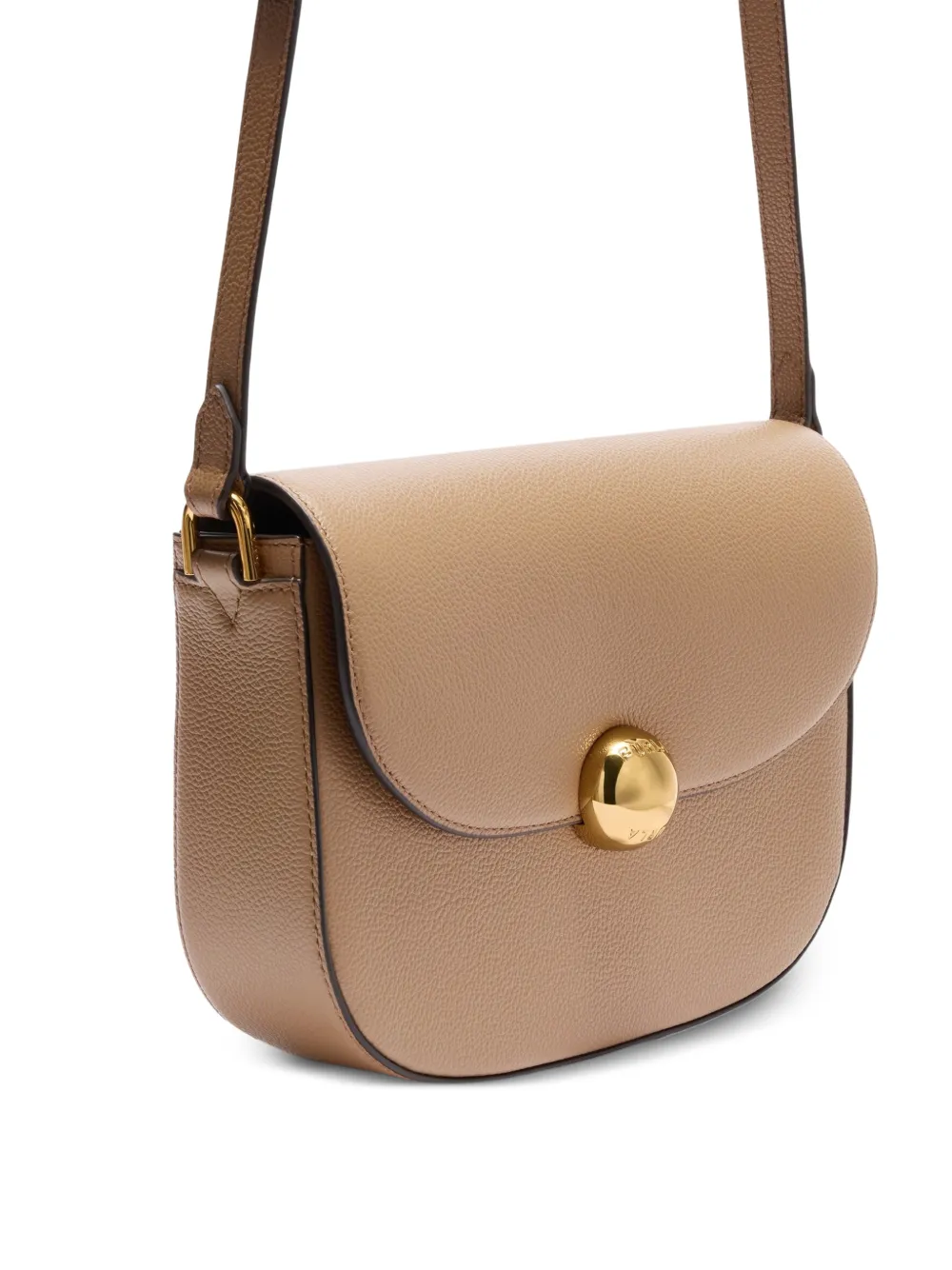 Furla Moonlight S leren schoudertas Beige