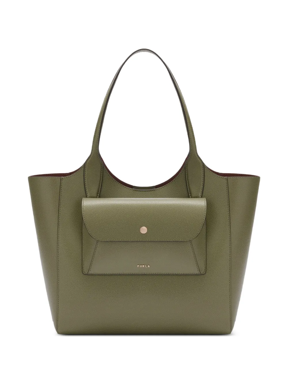 Furla Lea M pocket tote bag - Green