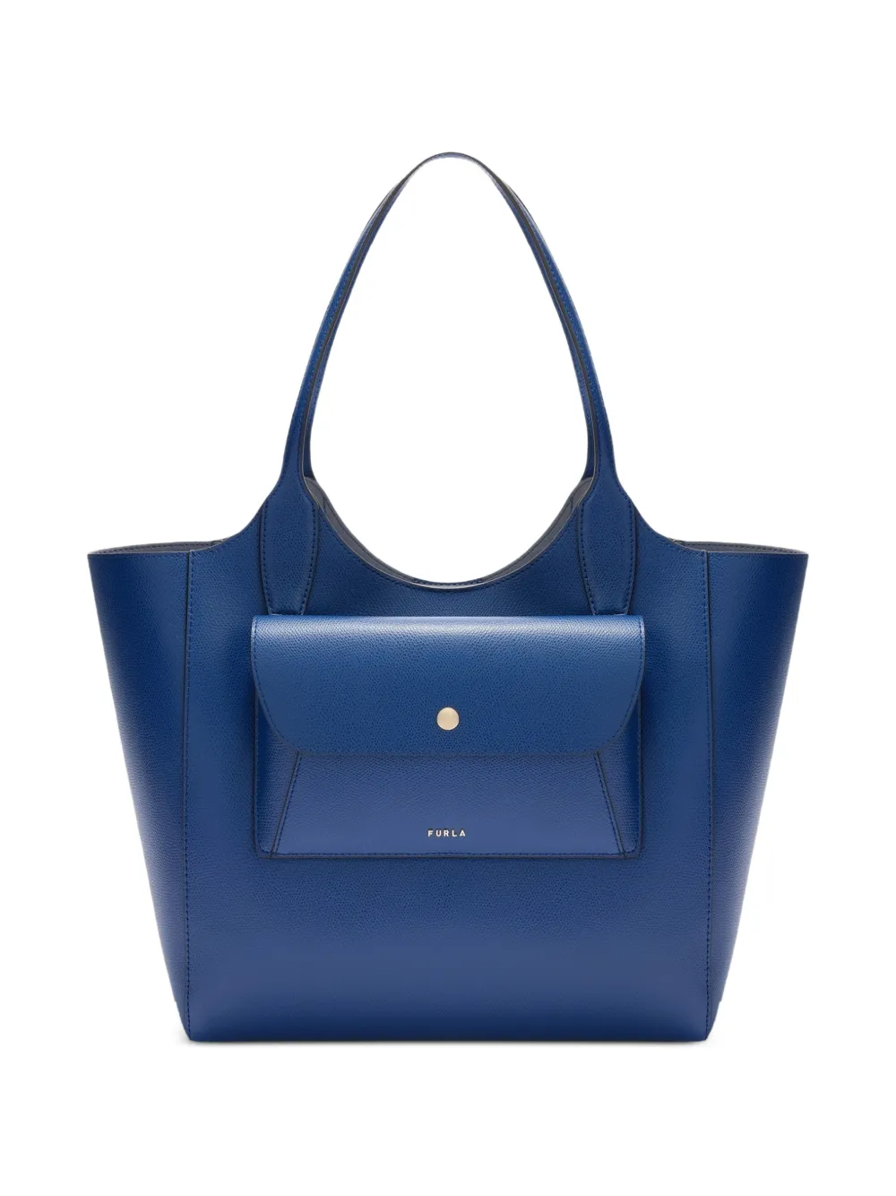 Furla Lea M Tote Bag mit Klappe - Blau