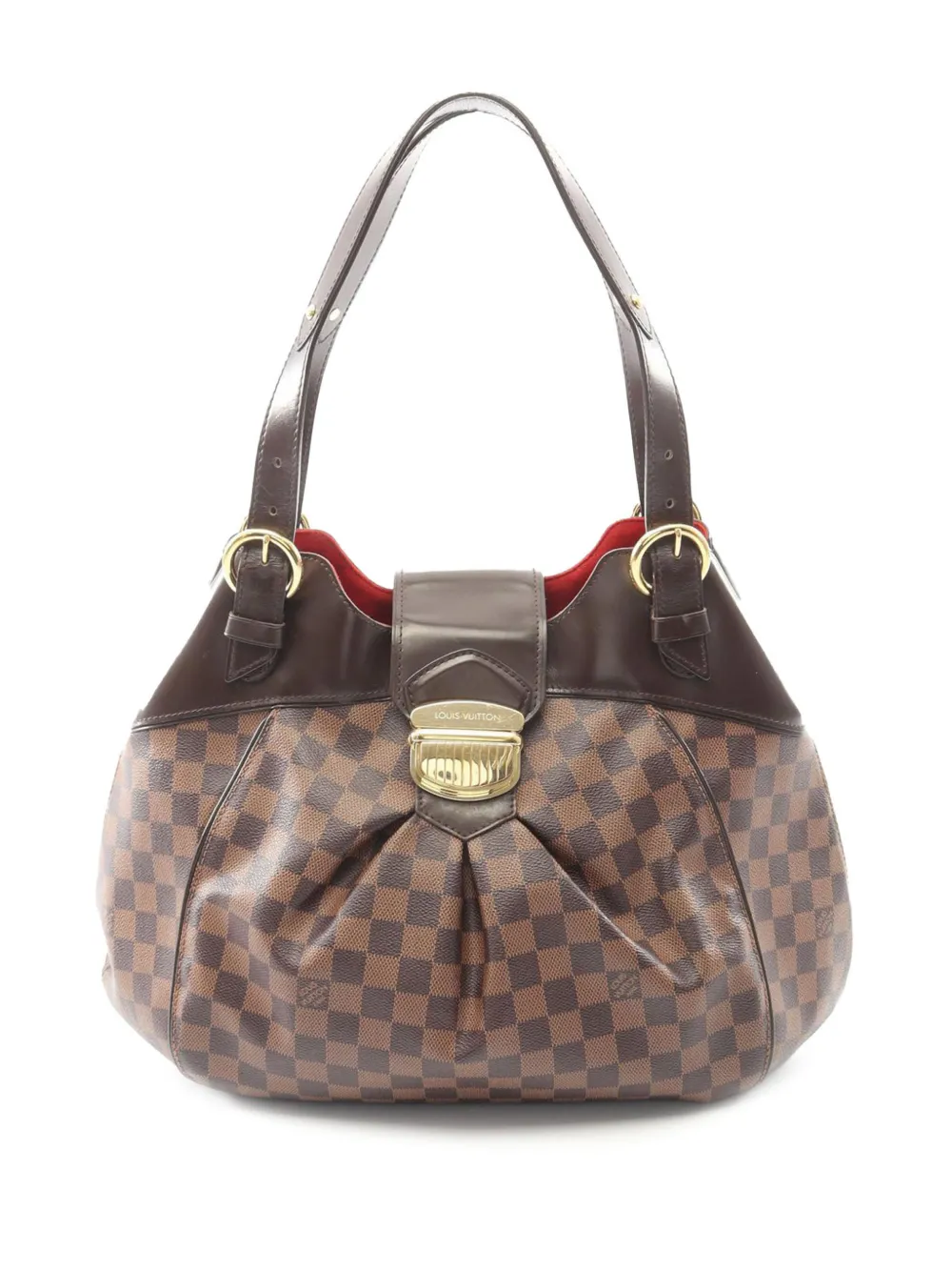 Louis Vuitton Pre-Owned 2010 Damier Ebene Sistina GM shoulder bag - Marrone
