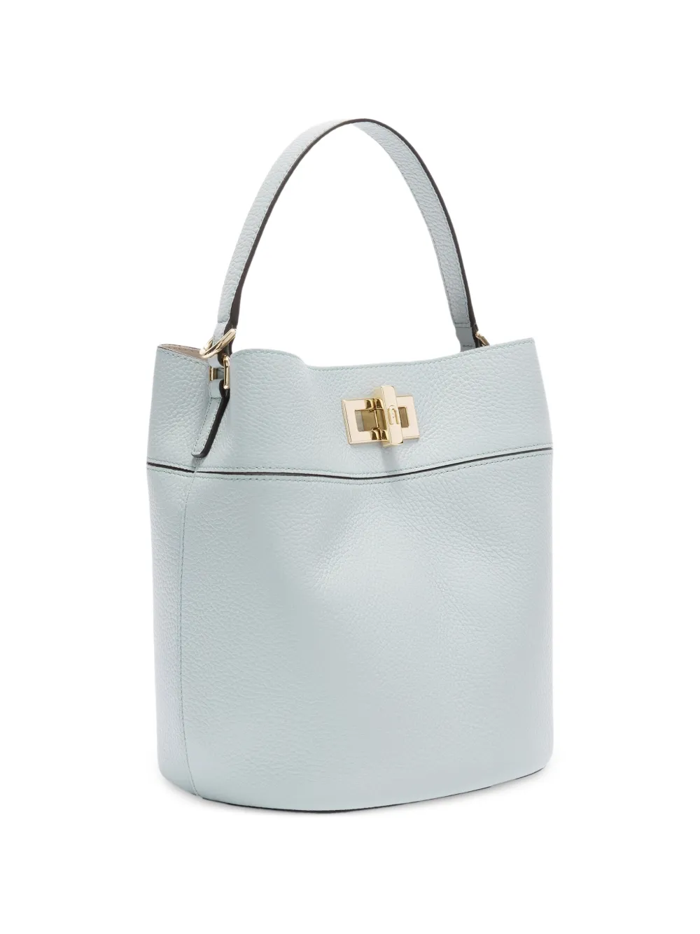 Furla Amelia leren bucket-tas met slot Blauw