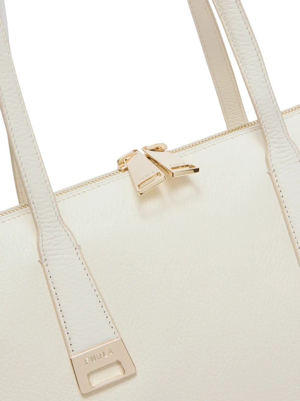 Furla Olivia M shopper met handgreep Beige
