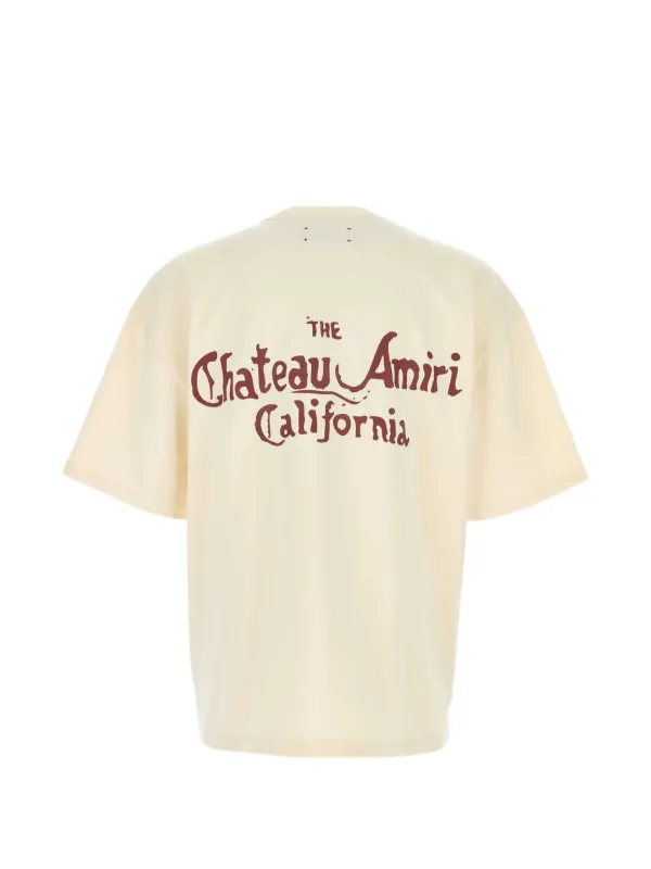 AMIRI Oversize Cotton T-shirt | Neutrals | FARFETCH
