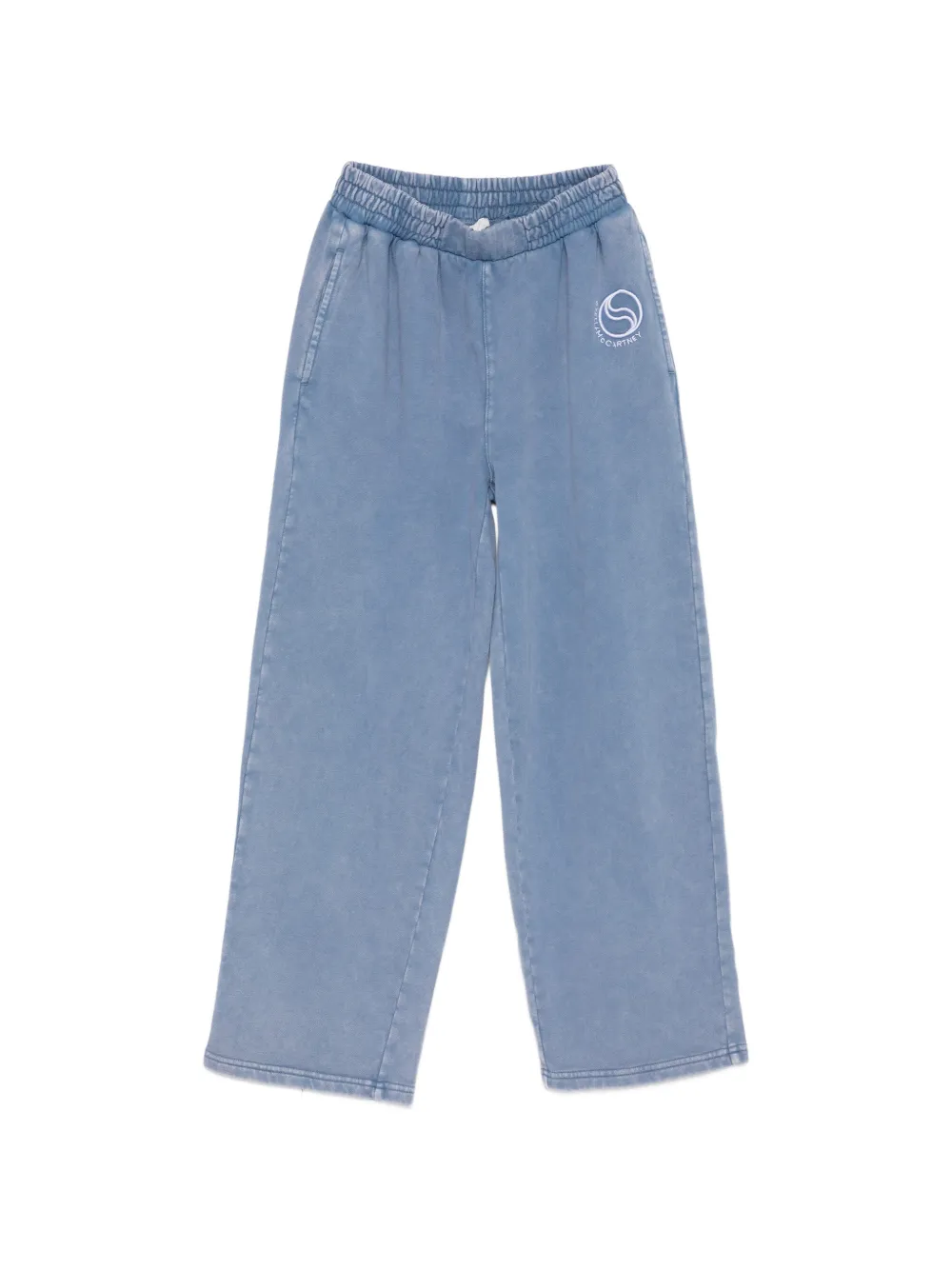 Stella McCartney Kids logo-detail sweatpants - Blu