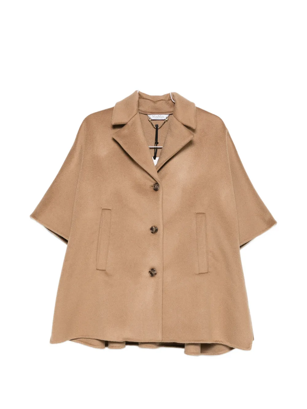 Max Mara Mxagocce buttoned coat - Marrone