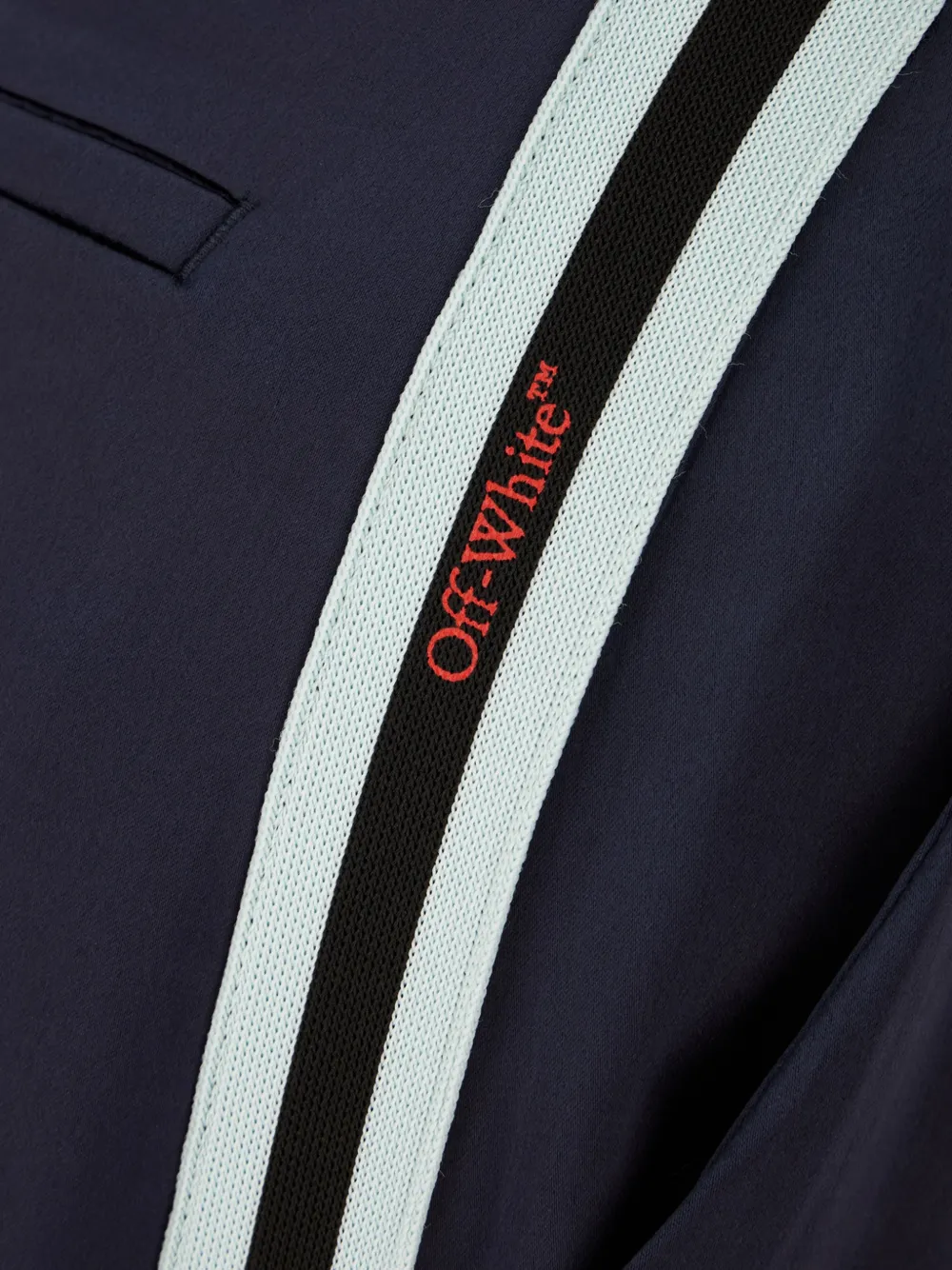 Off-White Gestreepte broek Blauw