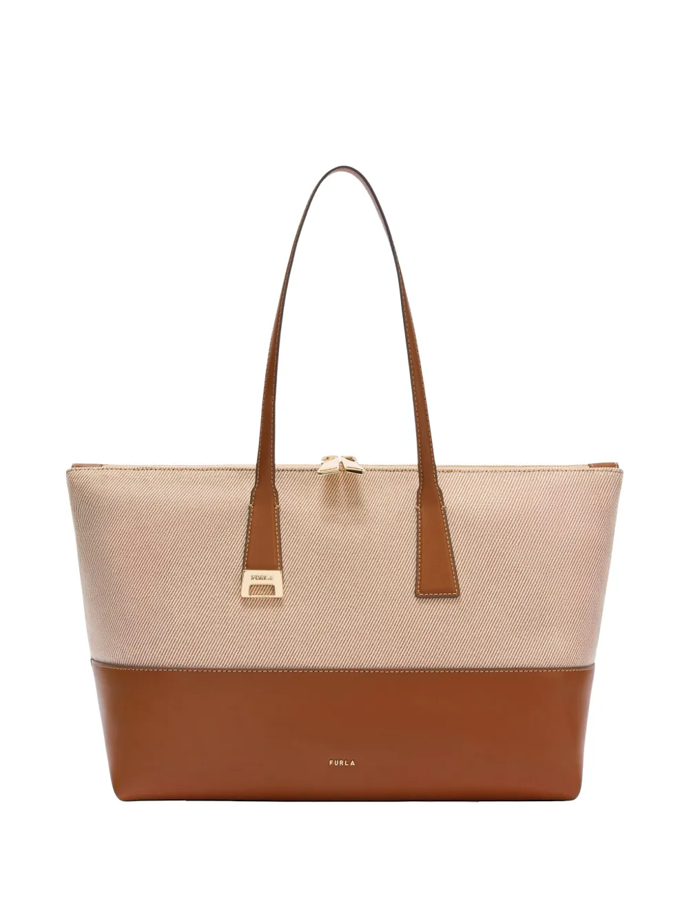 Furla large Olivia tote bag - Toni neutri
