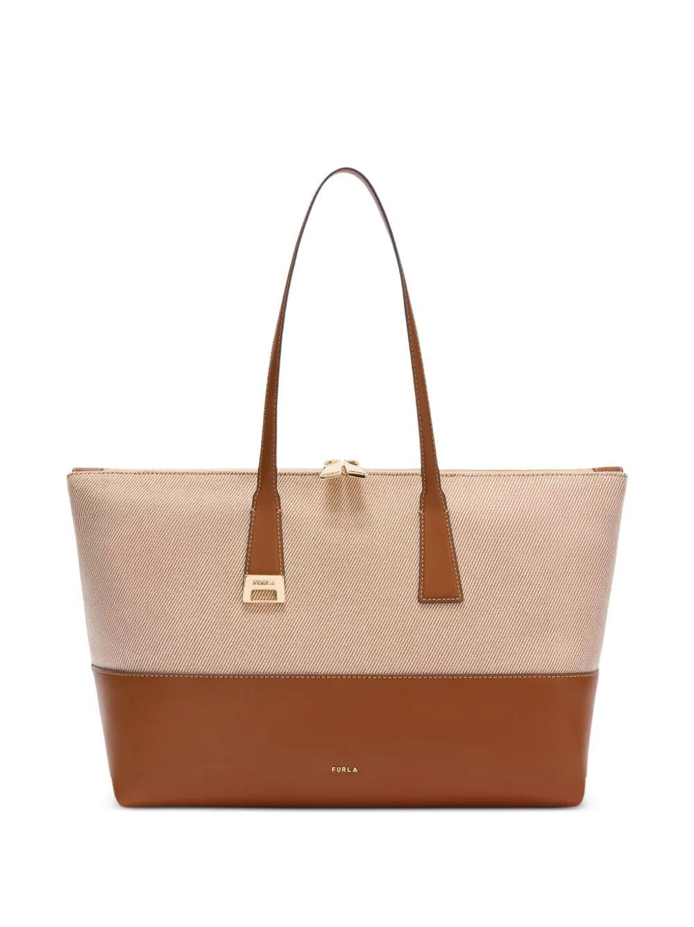 Furla large Olivia tote bag - Nude