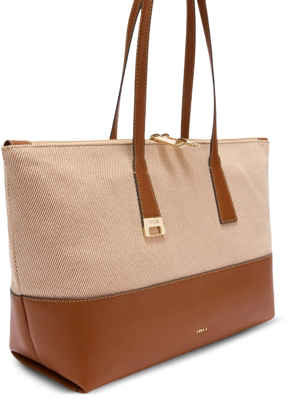 Furla Olivia grote shopper Beige