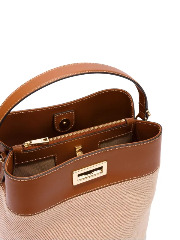 Furla Small Amelia Striped bucket-bag | Neutrals | FARFETCH ZA