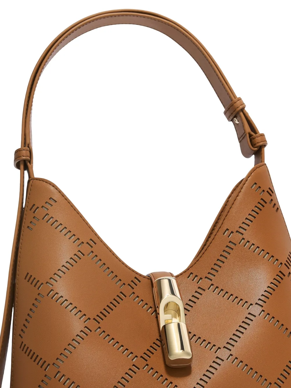 Furla Kleine Goccia schoudertas Bruin