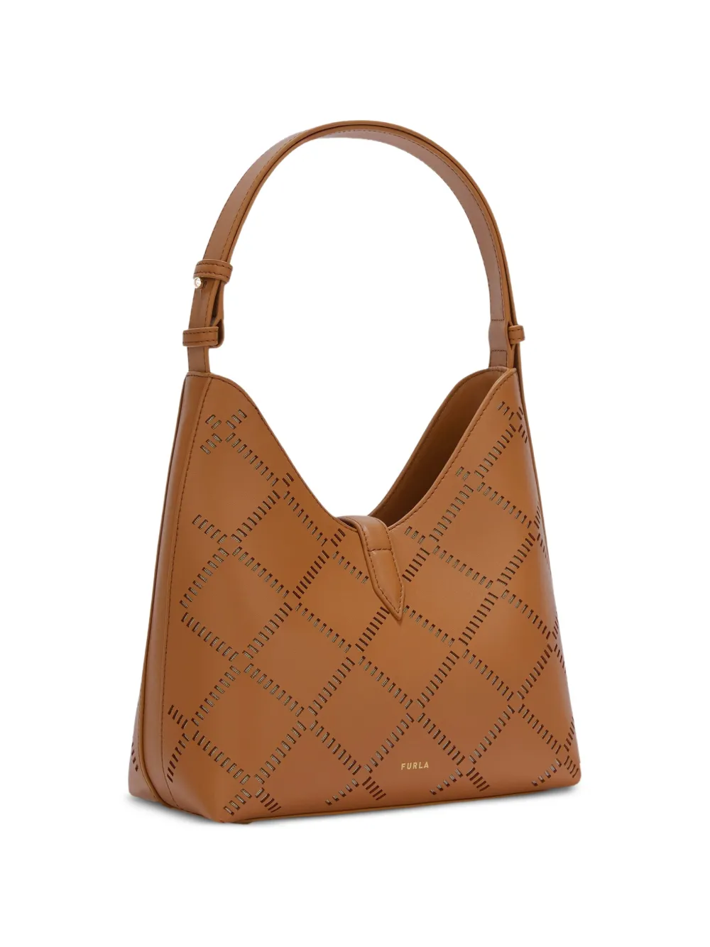 Furla Kleine Goccia schoudertas Bruin
