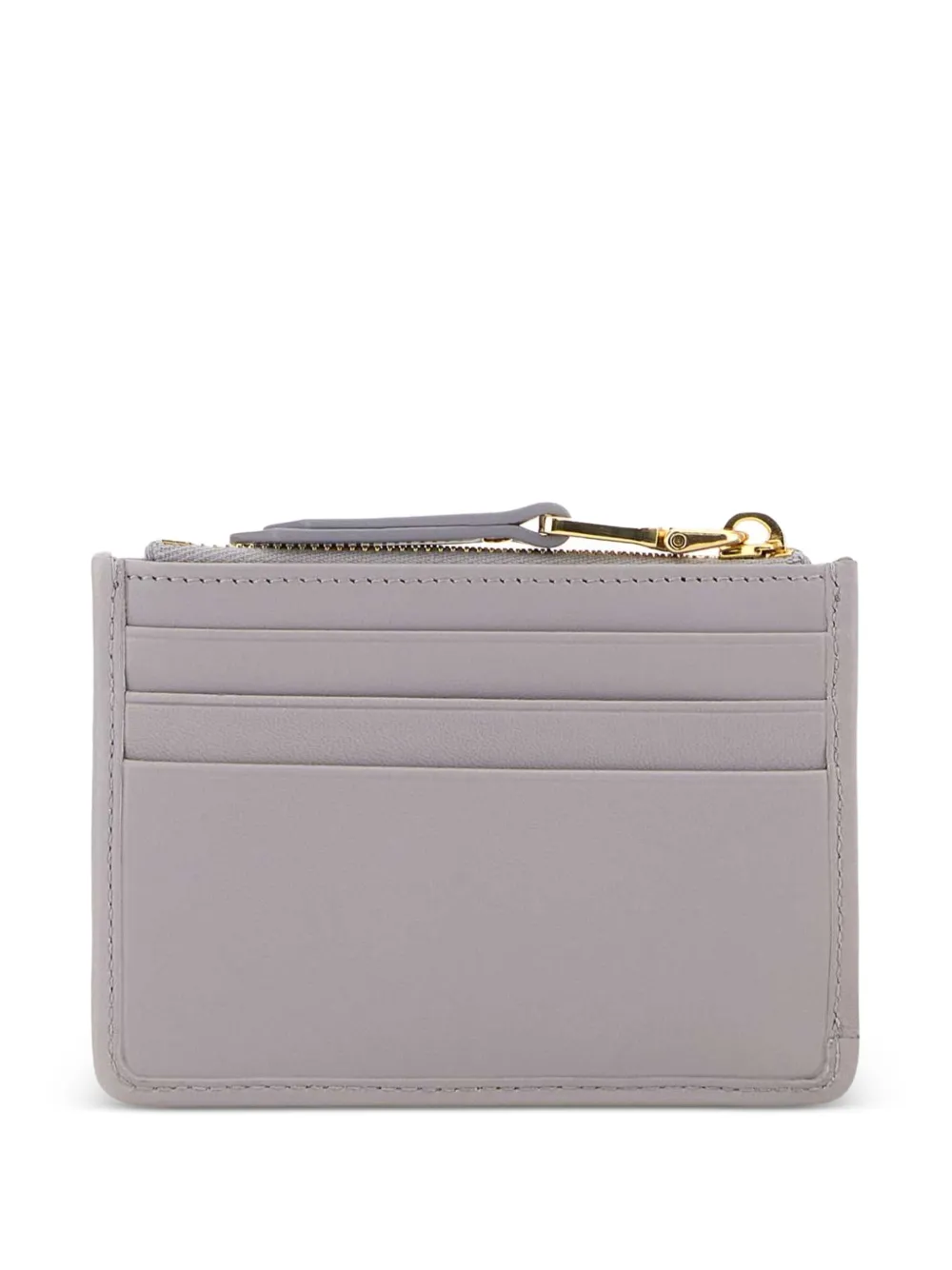  Miu Miu Matelassé Nappa Leather Card Holder - Grey 