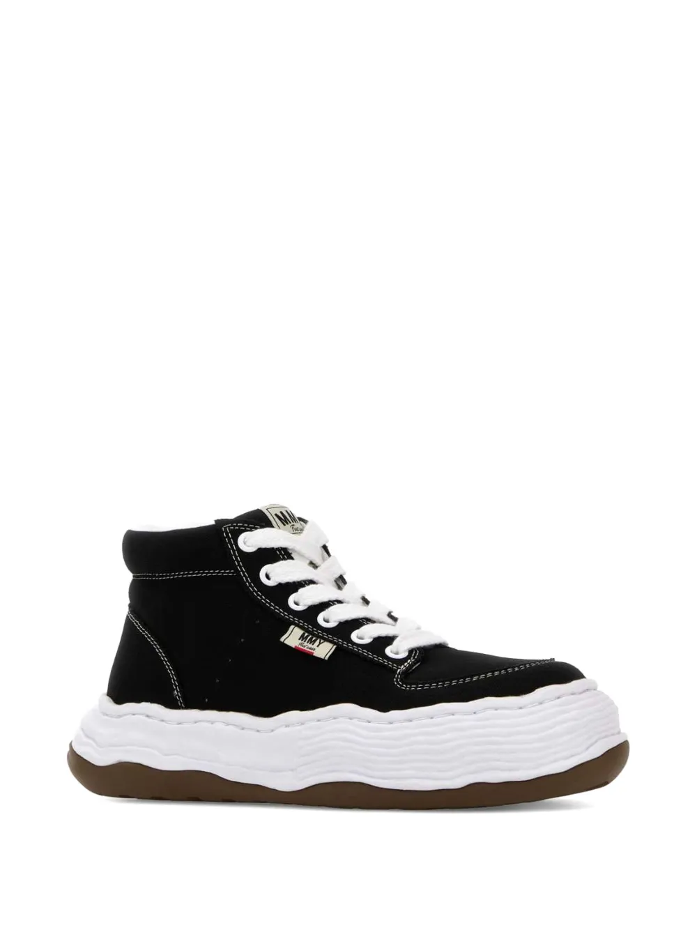 Maison MIHARA YASUHIRO Oliver canvas sneakers Zwart