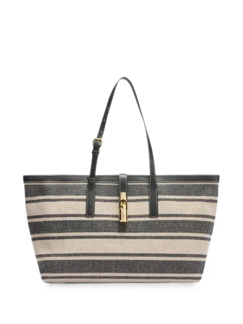 Furla tote Debby grande a rayas