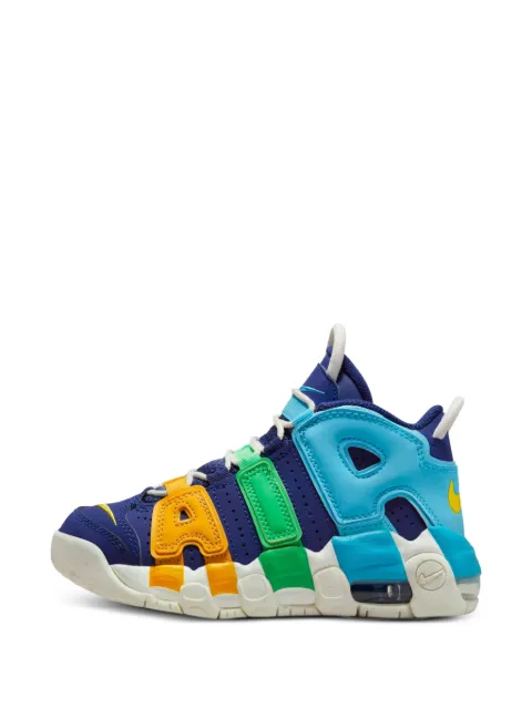 Nike Kids cutout detail uptempo sneakers
