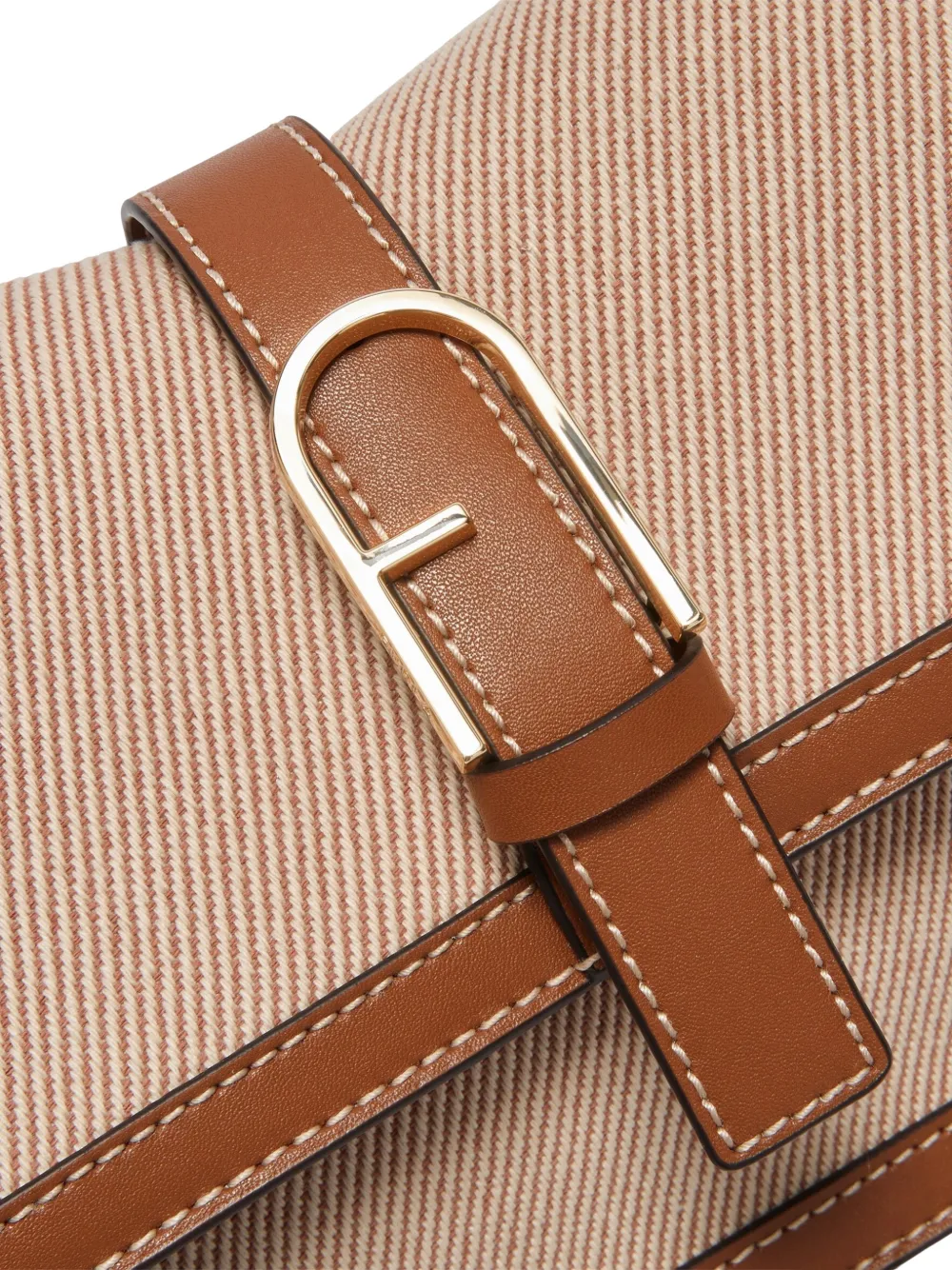 Furla Flow shopper met handgreep Beige