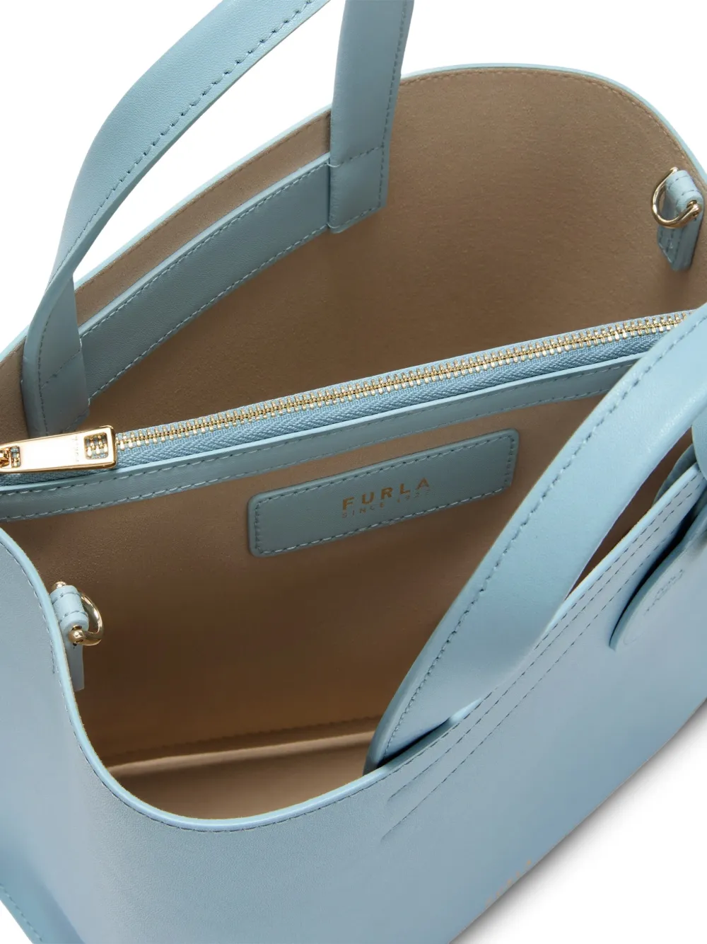 Furla Kleine Divide It shopper Blauw