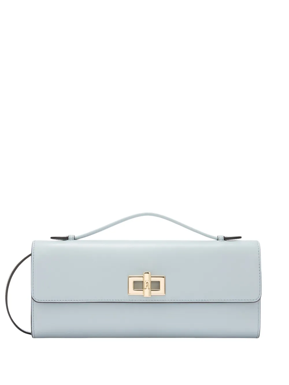 Furla Clara leather clutch bag - Blu