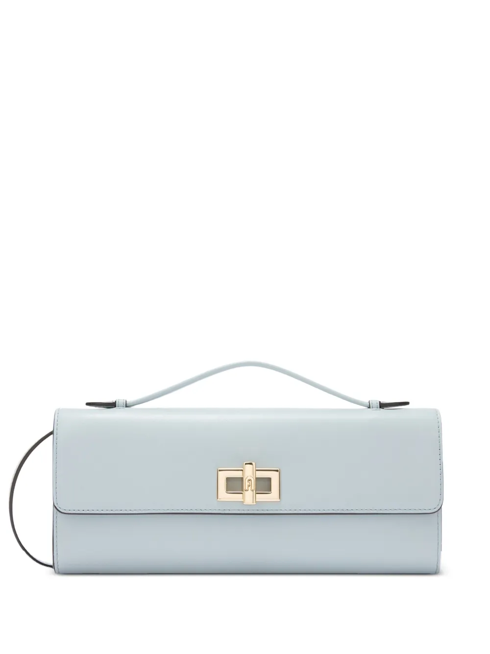 Furla Clara leather clutch bag - Blu