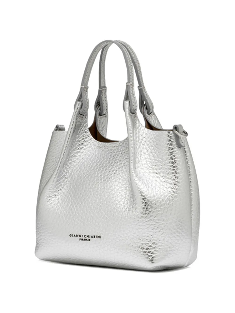 Dua Textured-Leather Tote Bag