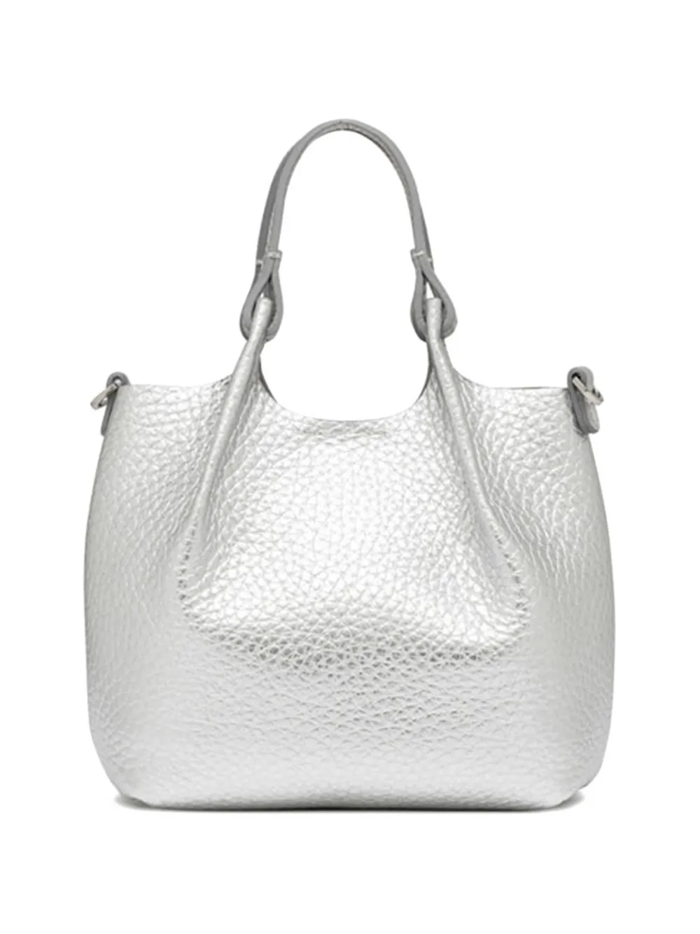 Dua Textured-Leather Tote Bag