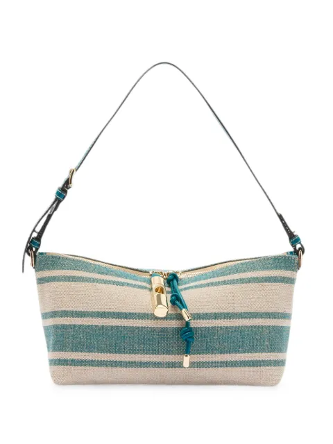 Furla Debby striped shoulder bag
