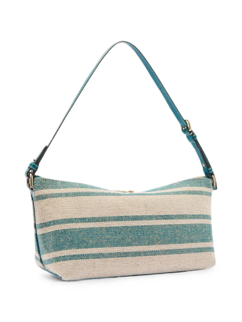 Furla Debby gestreepte schoudertas Blauw