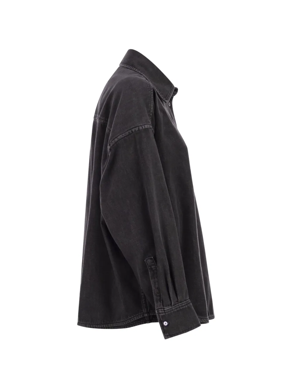  Weekend Max Mara Oversized Pocket Denim Shirt - Black 