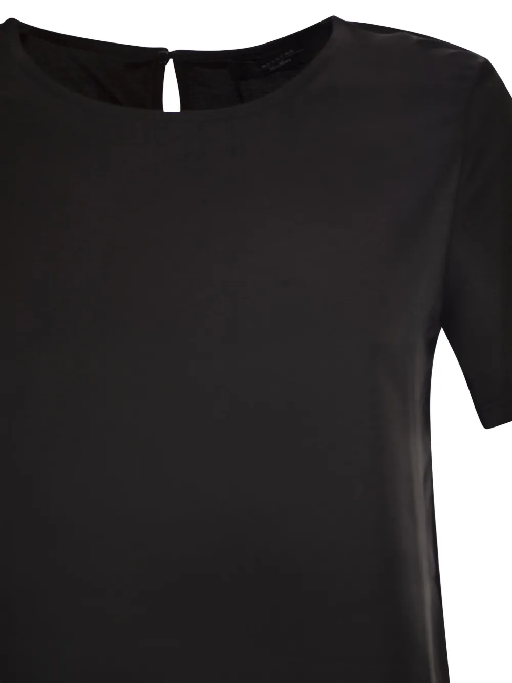 Weekend Max Mara T-shirt met contrasterende textuur Zwart