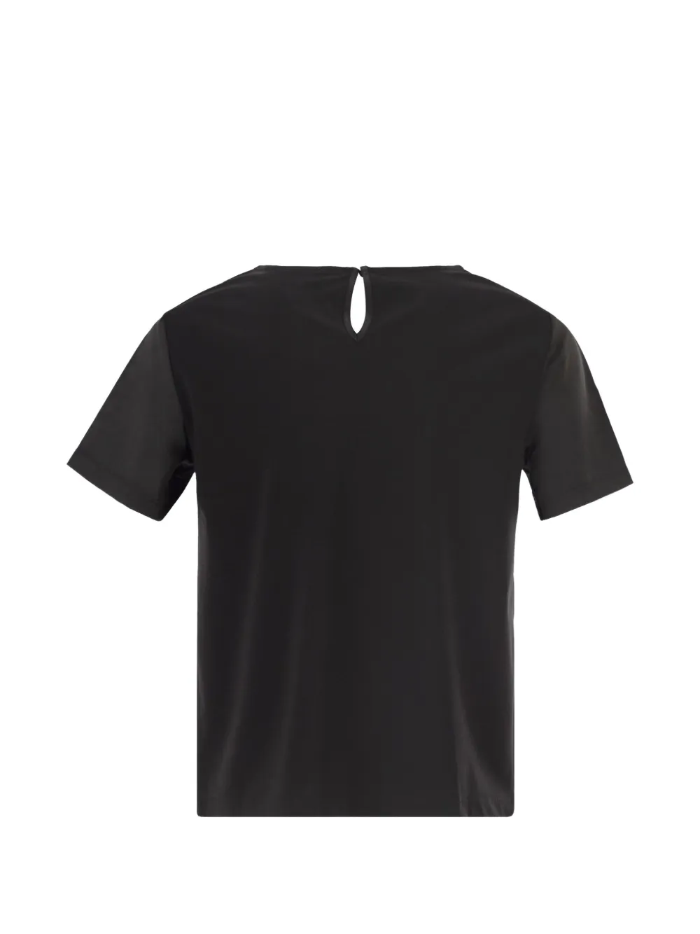 Weekend Max Mara T-shirt met contrasterende textuur Zwart
