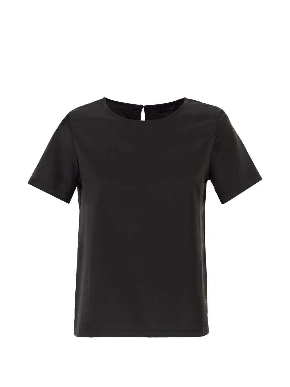 Weekend Max Mara contrasting texture T-shirt - Schwarz