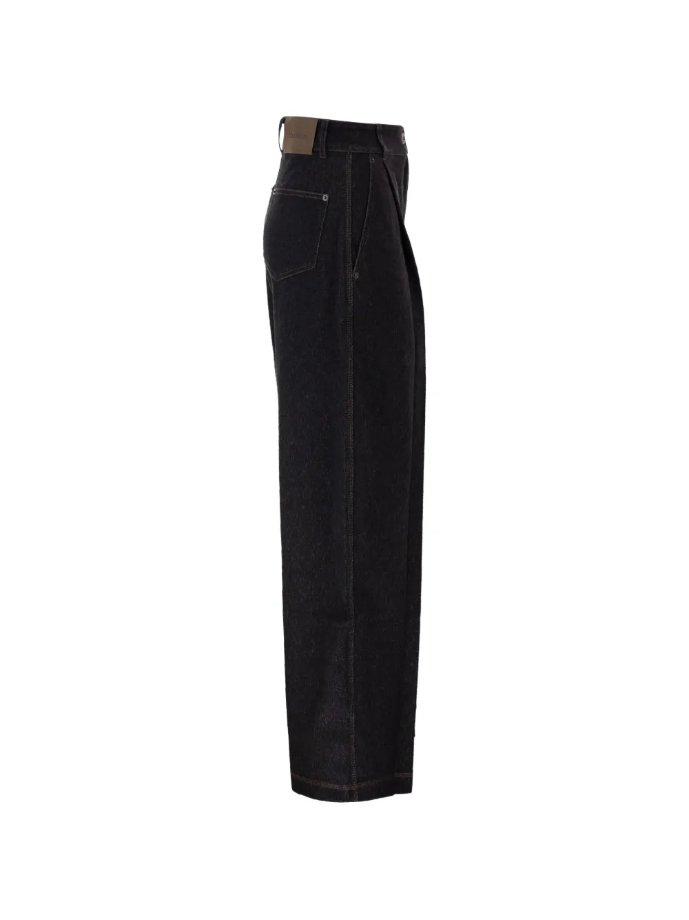  Max Mara Five-pockets Wide-leg Jeans - Black 